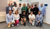 Besuch von Frau Dr. Weisgerber Gruppenbild mit Dr. Anja Weisgerber, Oliver Schulte, Martina Gießübel, HEROES und HEROES-Team